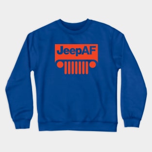 Jeep AF Wrangler Orange Crewneck Sweatshirt